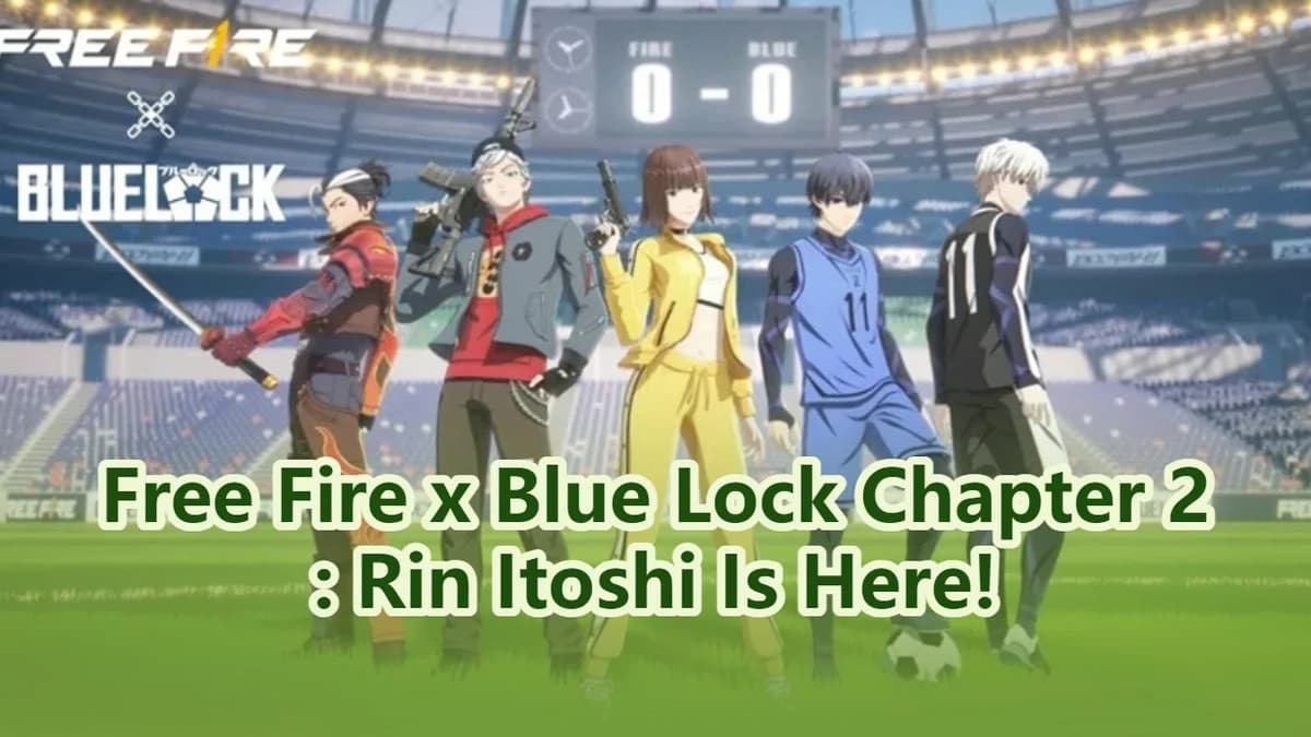 Free Fire x Blue Lock Chapter 2: Rin Itoshi Is Here!