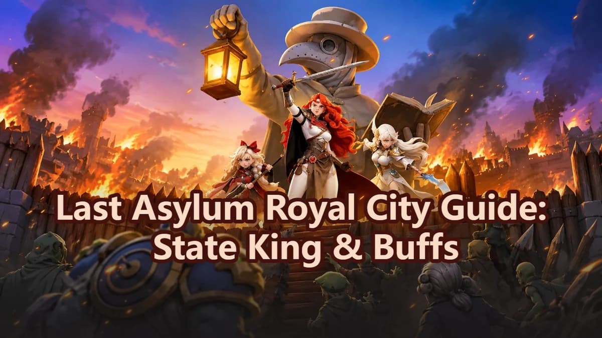 Last Asylum Royal City Guide: How to Become State King, Titles & Buffs