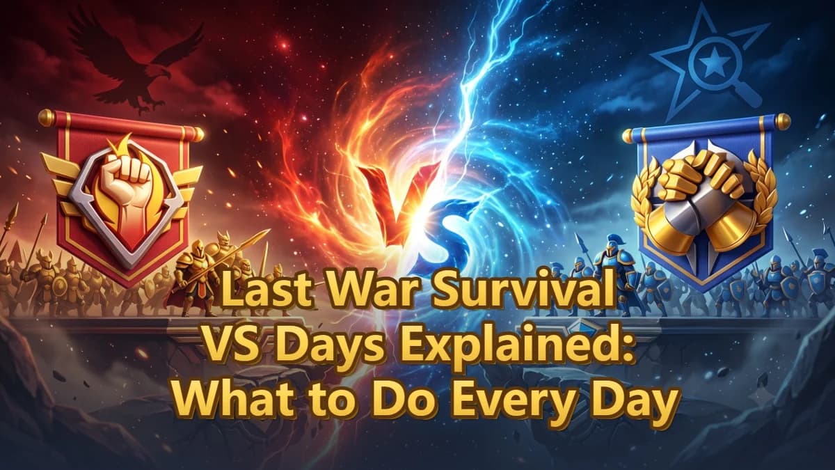 Last War Survival VS Days Explained: What to Do Every Day