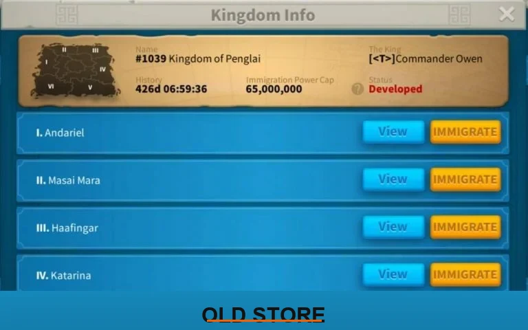 migration kingdom