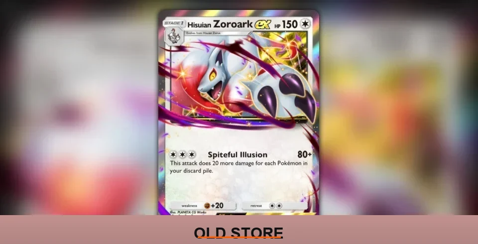 hisuian zoro ark ex card