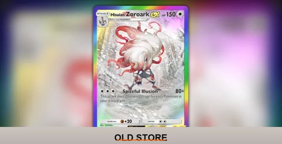 hisuian zoro ark ex card rare