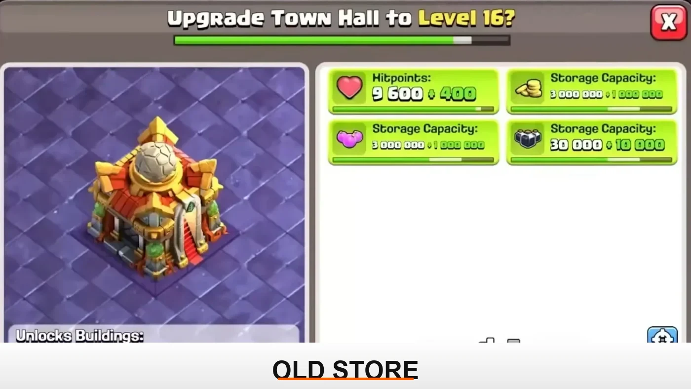 Upgrade Town Hall