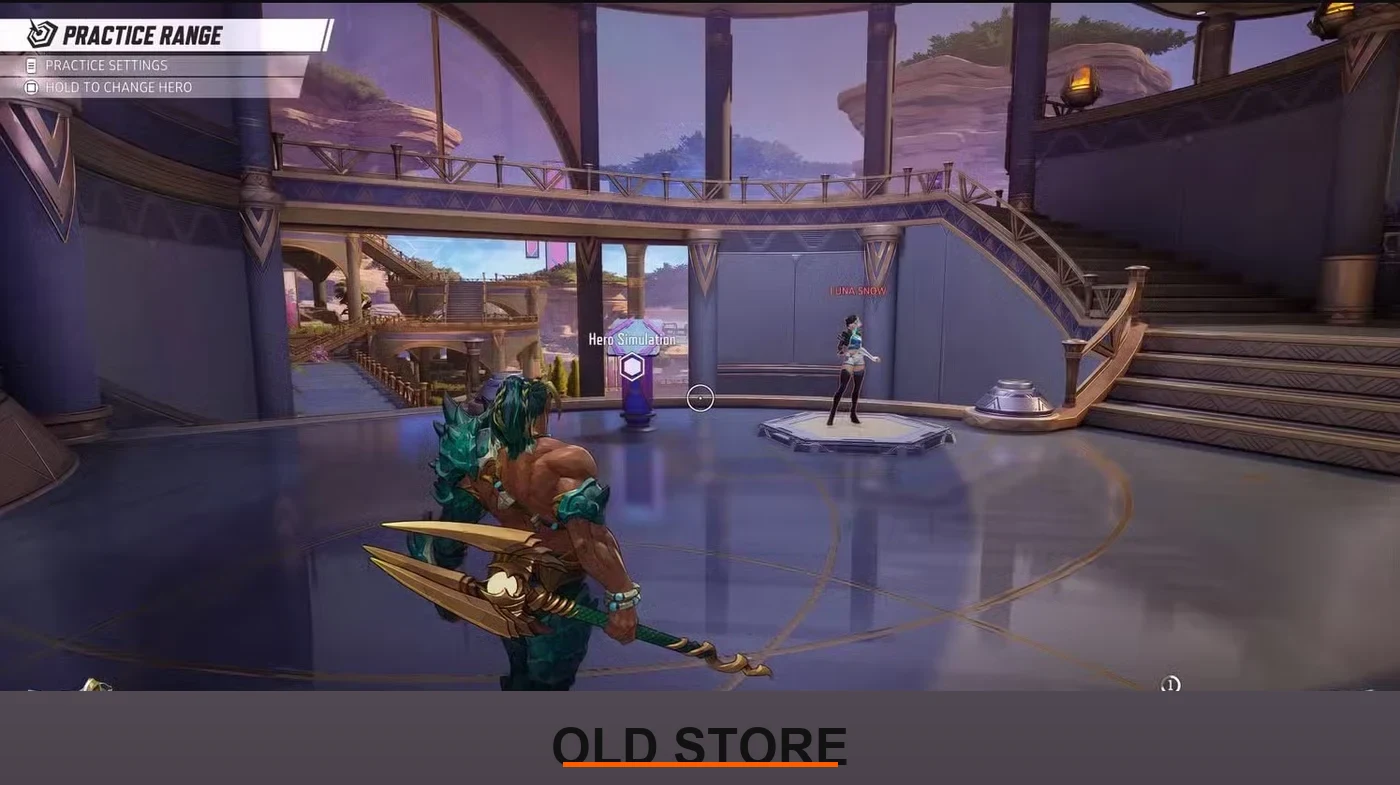 console aim in marvel rivals practice range
