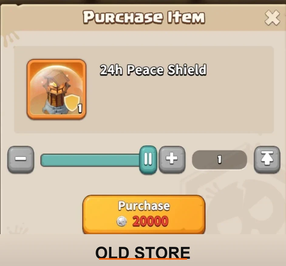 Dark War Survival 24-Hour Peace Shield available in the Alliance Shop as a top priority defensive item