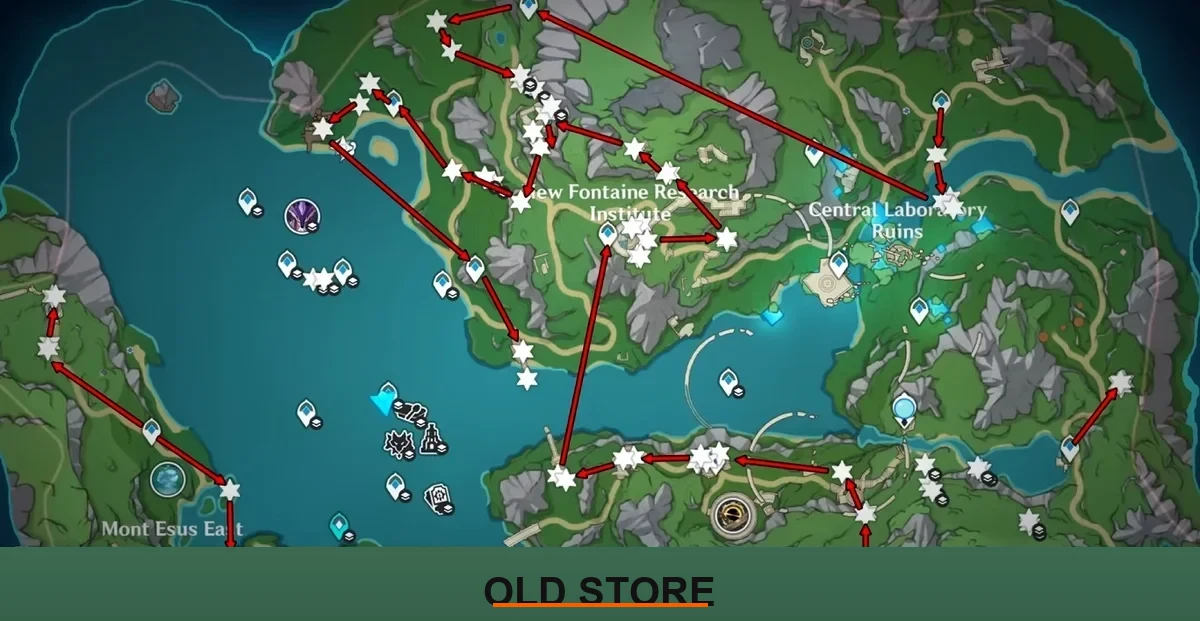Genshin Impact Subdetection Unit Location & Farm Routes Map
