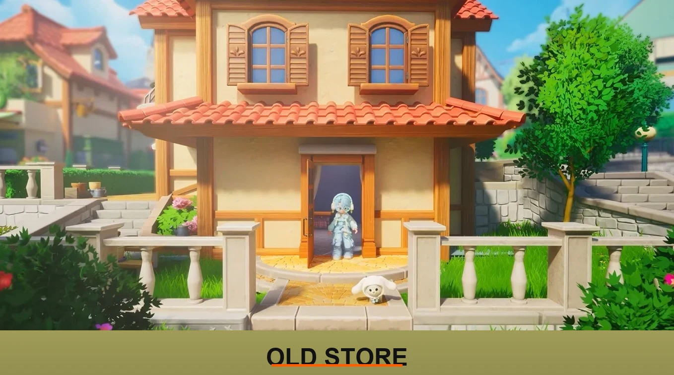 Heartopia Sanrio collab in game screenshot