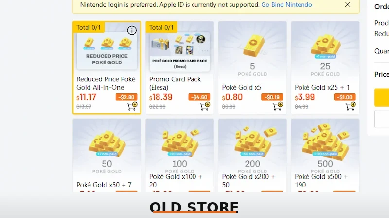 Buying PokÃ© Gold in PokÃ©mon TCG Pocket