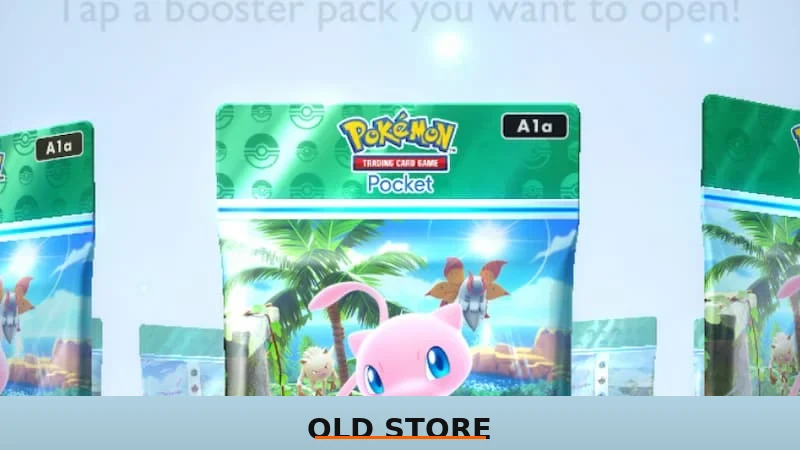 Opening a booster pack in Pokemon TCG Pocket
