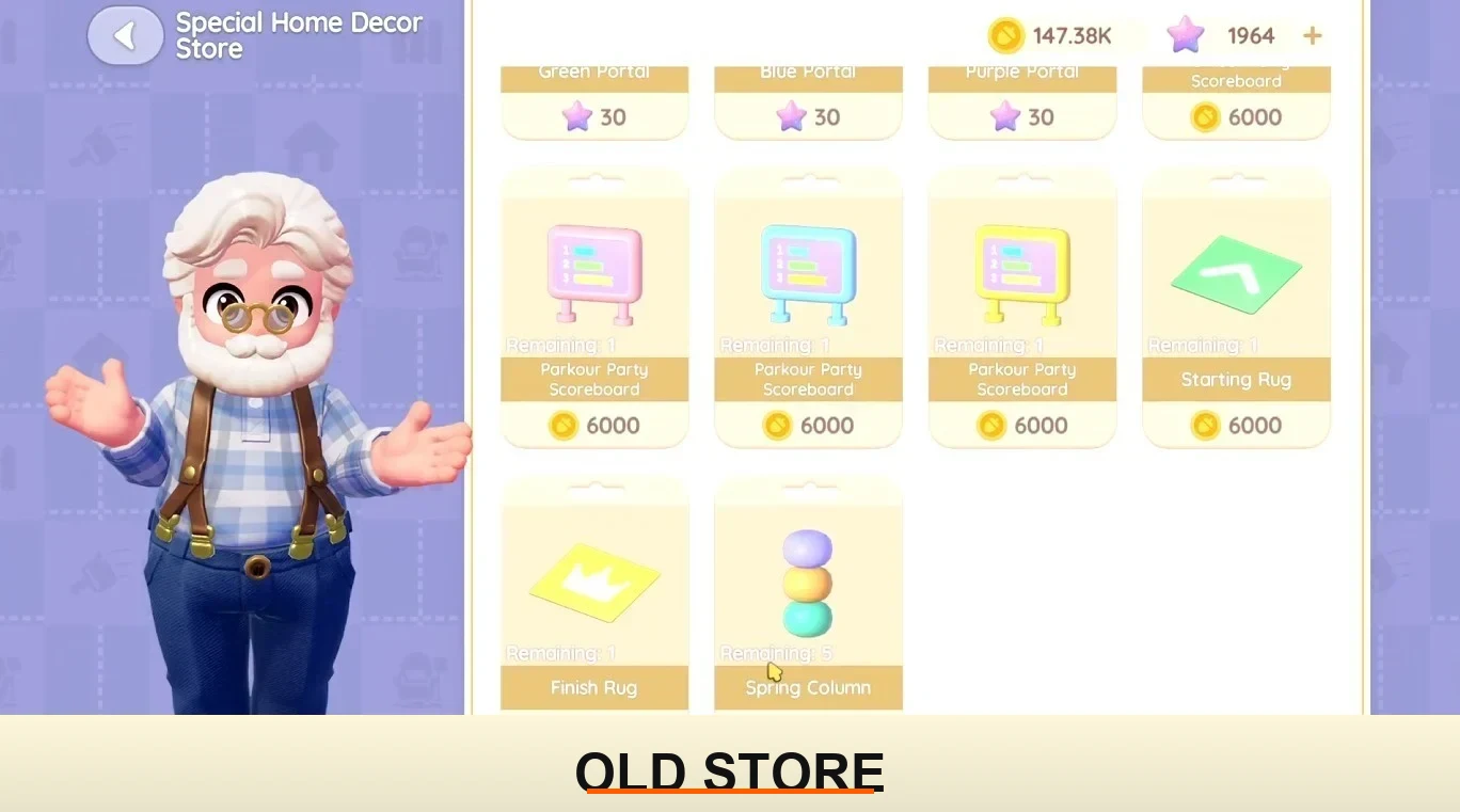 Items for Parkour Party in Heartopia