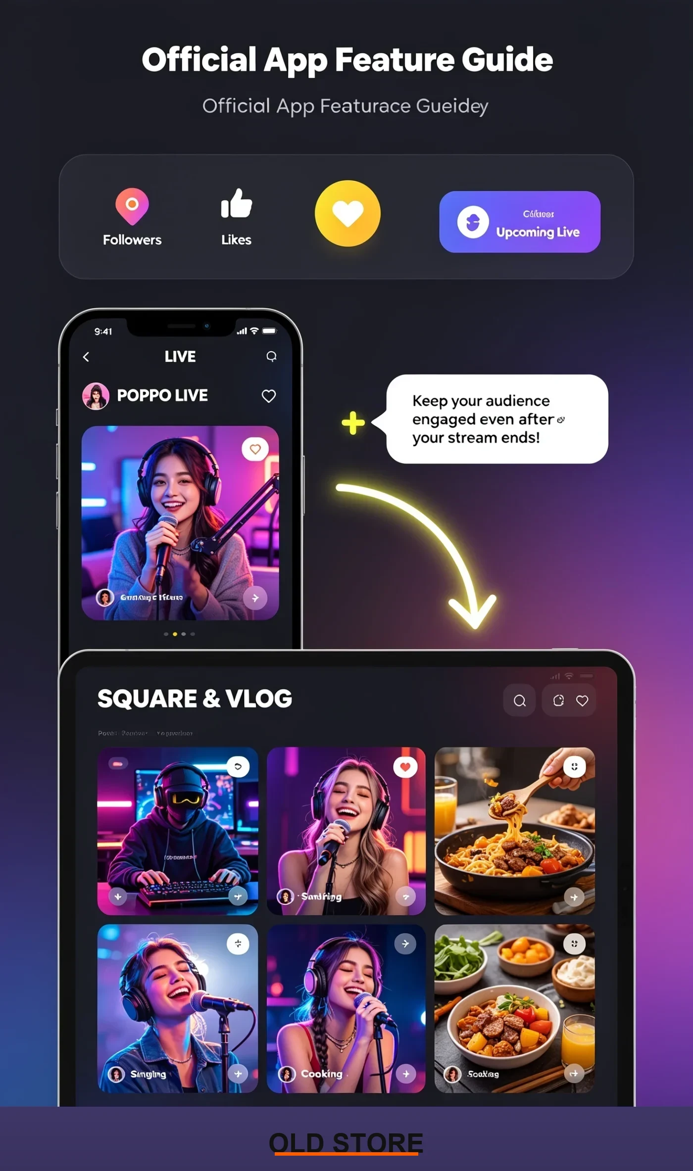 Square and VLOG Matter