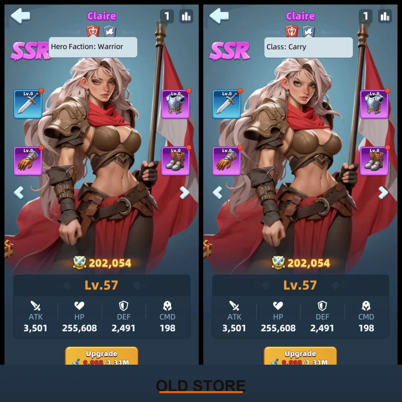 Claire's Role Before UR Conversion