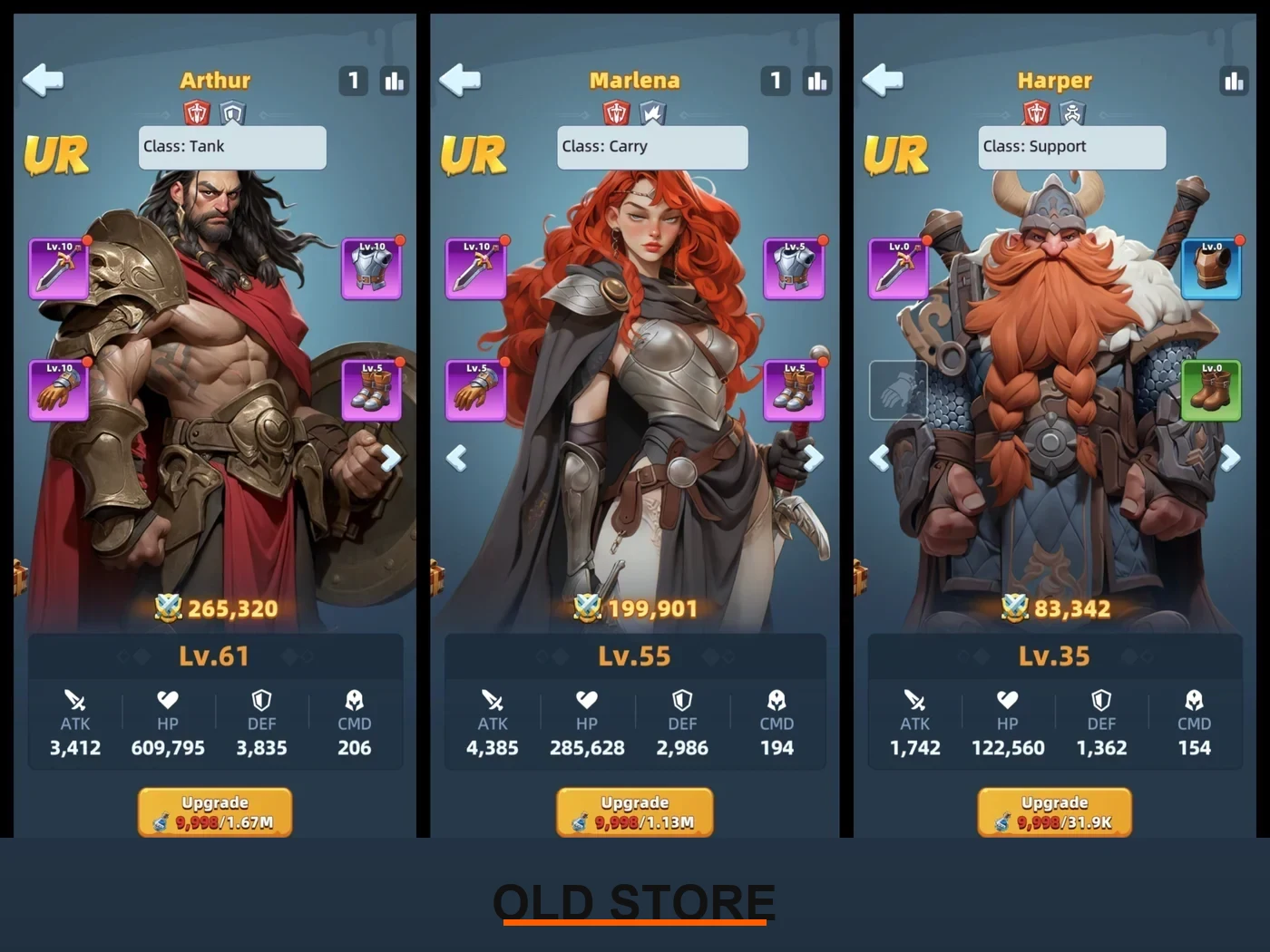 Best Teams for UR Claire