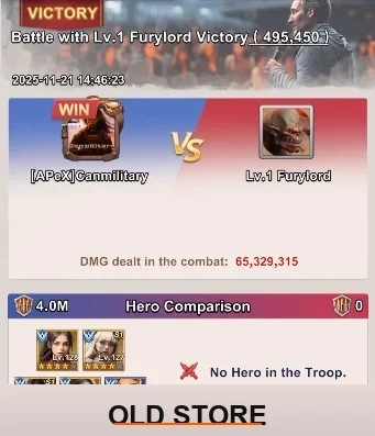 Squad Formation in Last Z Survival Shooter showing hero lineup slots, troop count, and march capacity before attacking the Furylord