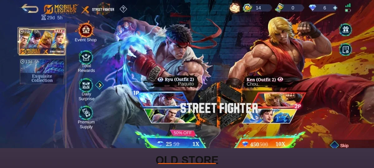 MLBB x Street Fighter