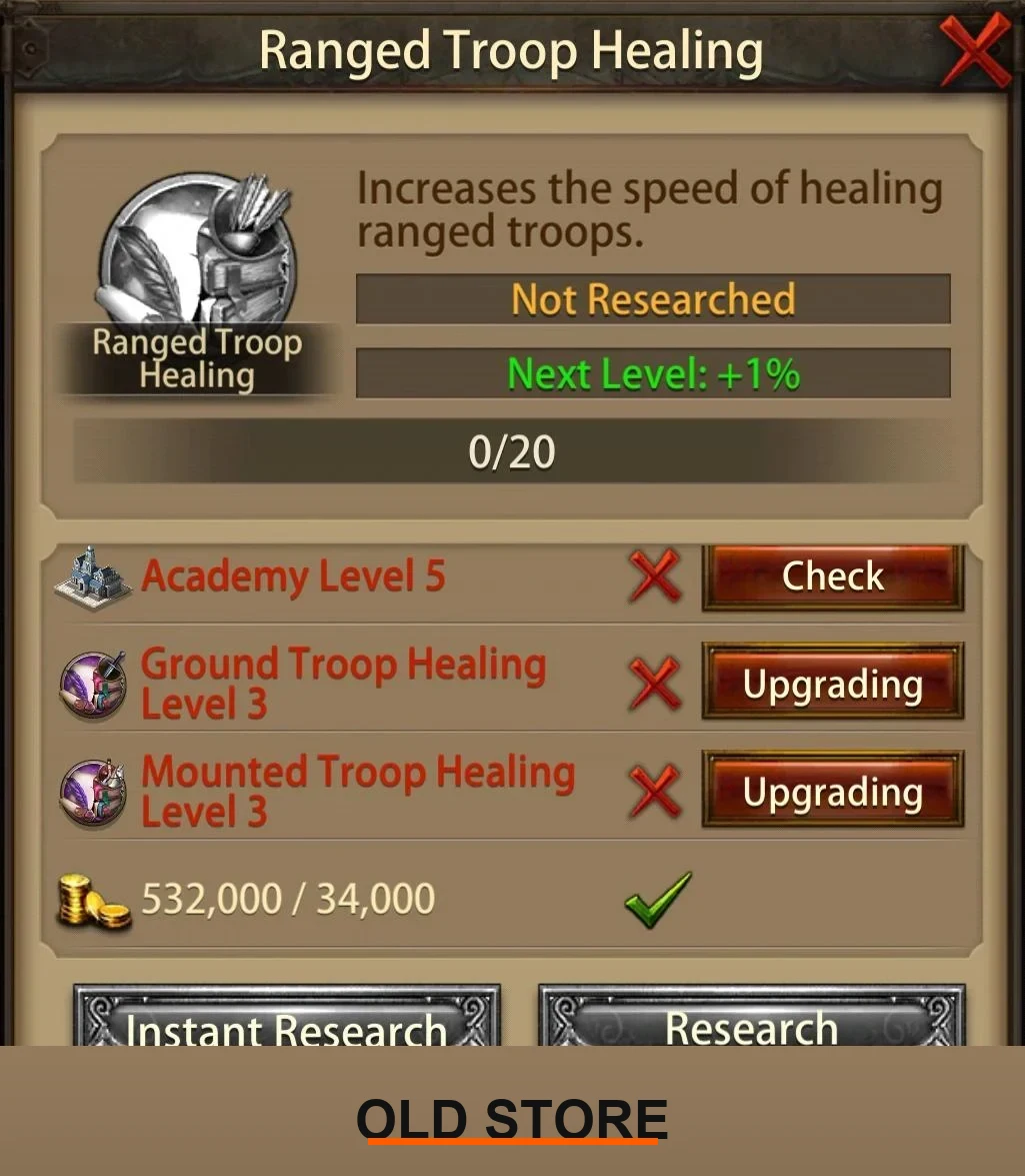 Reduce Wounded Troops