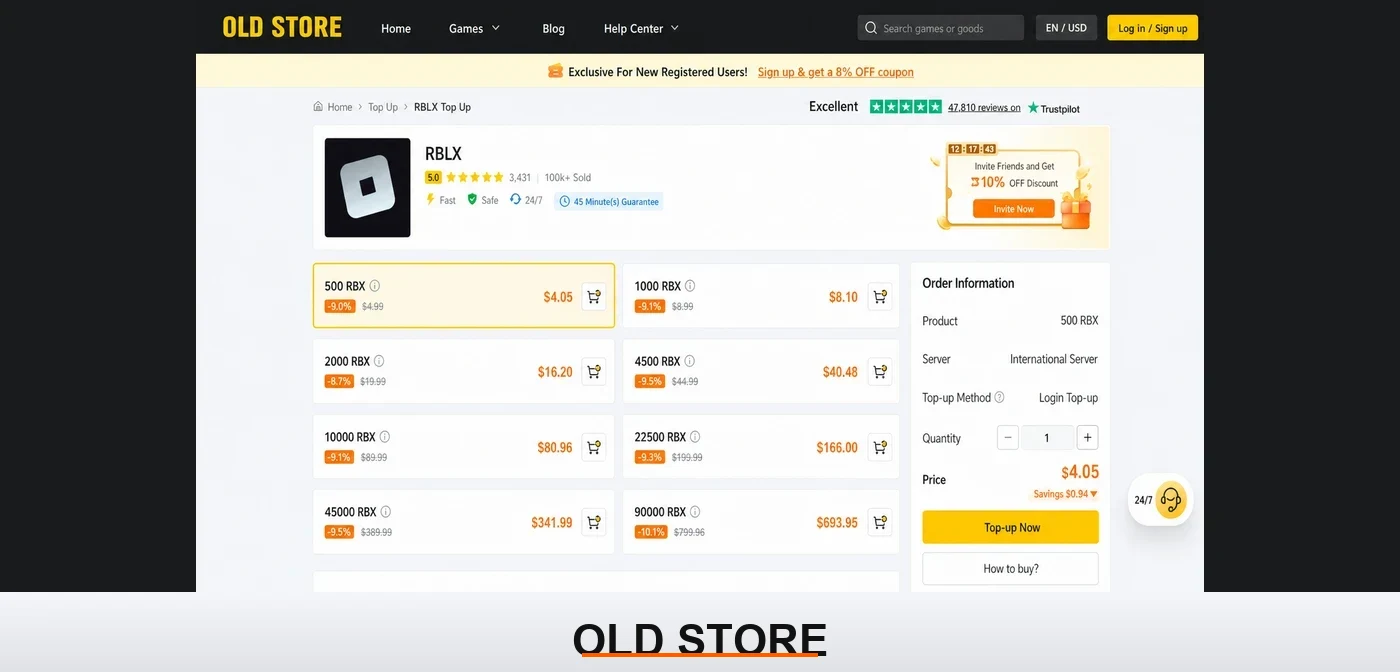Roblox top-up