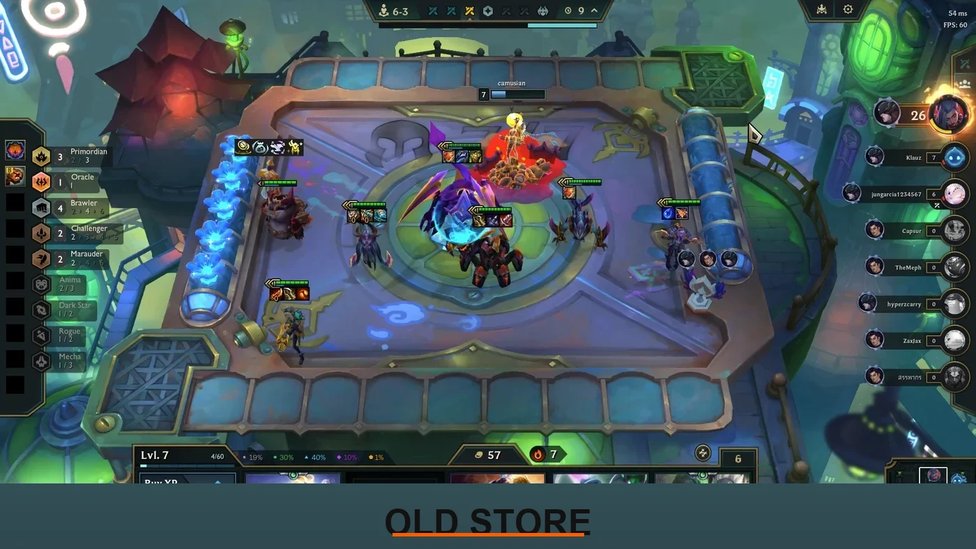 My hard reroll Jinx board with 3 Stars units as frontline for Jinx