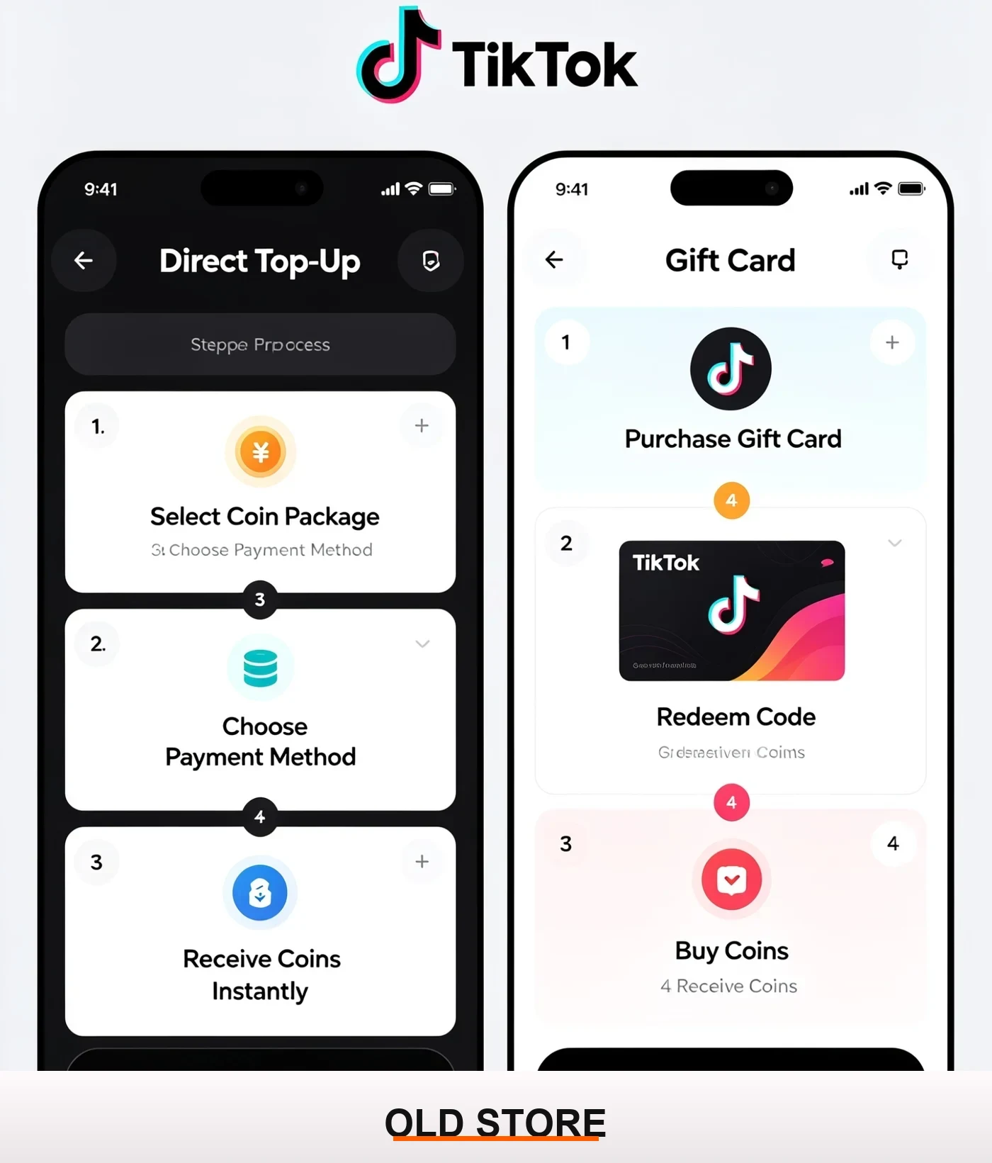 Convenience Comparison  Direct top-up is generally the most convenient method.  The purchase process is straightforward:  Select the Coin package. Choose your payment method. Complete the payment. Receive Coins instantly.  There is no redemption code to enter, and the entire transaction usually takes less than a minute.  Gift cards require one additional step.  After purchasing the card, you must redeem the code before using the available balance to buy Coins.  Although this only takes a few minutes, it adds an extra part to the process.