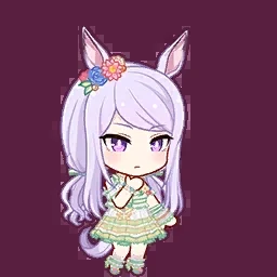 mejiro mcqueen summer chibi