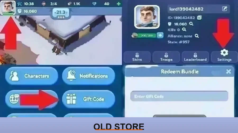 redeem button