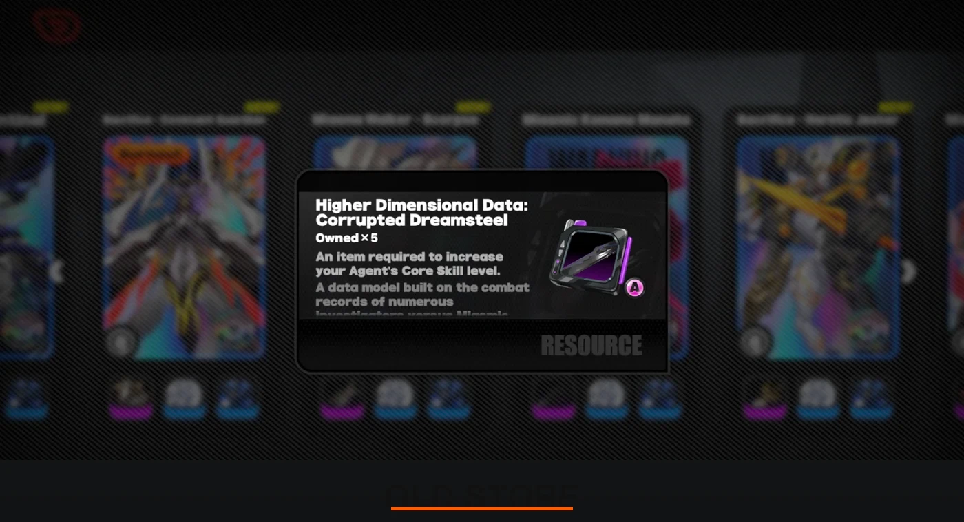 corrupted dreamsteel